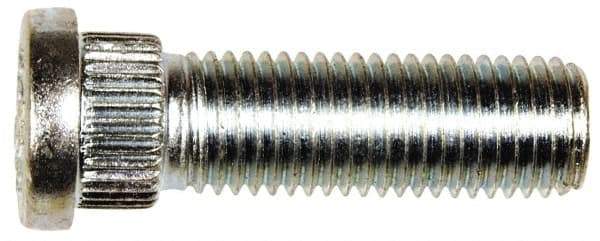 Dorman - M12-1.5 Serrated Bolt Wheel Stud - 14.3mm Knurl, 41.5mm OAL, 6.5mm Shoulder Length - All Tool & Supply