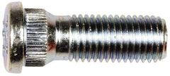 Dorman - M12-1.5 Serrated Bolt Wheel Stud - 14.3mm Knurl, 35.5mm OAL, 6.5mm Shoulder Length - All Tool & Supply