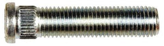 Dorman - M12-1.5 Serrated Bolt Wheel Stud - 12.8mm Knurl, 54mm OAL, 8mm Shoulder Length - All Tool & Supply