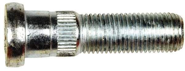 Dorman - M14-1.5 Serrated Bolt Wheel Stud - 16mm Knurl, 54.5mm OAL, 17.5mm Shoulder Length - All Tool & Supply