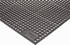 Wearwell - 5' Long x 3' Wide, Dry/Wet Environment, Anti-Fatigue Matting - Gray, CFR Rubber with Rubber Base, Beveled on 4 Sides - All Tool & Supply