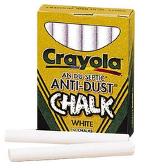 Crayola - Chalk Display/Marking Boards Accessory Type: Nontoxic Anti-Dust Chalks For Use With: Chalk Boards - All Tool & Supply