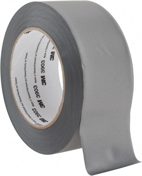 3M - 2" x 50 Yds Gray Duct Tape - 6.5 mil, Rubber Adhesive, Vinyl Backing, 12.6 Lb/ln Tensile Strength, 200°F Max, Series 3903 - All Tool & Supply