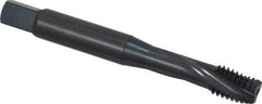 OSG - M8x1.25 Metric Coarse 3 Flute 6H Modified Bottoming Spiral Flute Tap - Powdered Metal, Oxide Finish, 2-23/32" OAL, Right Hand Flute, Right Hand Thread, D5, Series EXOTAP - All Tool & Supply