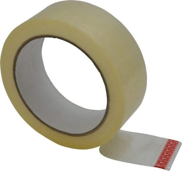 Nifty Products - 1-1/2" x 72 Yd Clear Acrylic Adhesive Packaging Tape - Polypropylene Film Backing, 2 mil Thick, Series T601 - All Tool & Supply