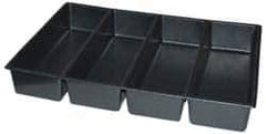 Kennedy - Tool Box Durable ABS Plastic Organizer - 23" Wide x 16-1/2" Deep x 4" High, Black, For 27" Wide Roller Cabinets - All Tool & Supply