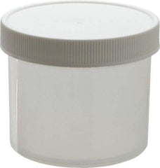 Dynalon Labware - 4 oz Jar - Polypropylene, Translucent, 2.16" High x 2.76" Diam, 2.76" Cap - All Tool & Supply