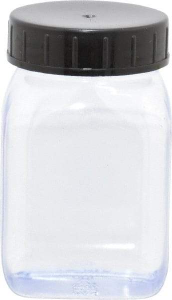 Dynalon Labware - 100 mL Wide-Mouth Bottle - PVC, Clear, 2.87" High x 1.3" Diam, 1.3" Cap - All Tool & Supply