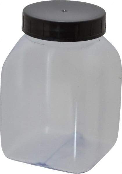 Dynalon Labware - 300 mL Wide-Mouth Bottle - PVC, Clear, 3.74" High x 1.65" Diam, 1.65" Cap - All Tool & Supply