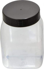 Dynalon Labware - 500 mL Wide-Mouth Bottle - PVC, Clear, 4.33" High x 2.24" Diam, 2.24" Cap - All Tool & Supply