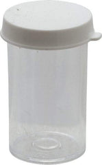 Dynalon Labware - 7 Drams Vial - Polystyrene, Clear, 2" High x 1" Diam, 3/4" Cap - All Tool & Supply