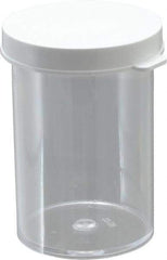 Dynalon Labware - 20 Drams Vial - Polystyrene, Clear, 2-1/2" High x 1-1/2" Diam, 3/4" Cap - All Tool & Supply