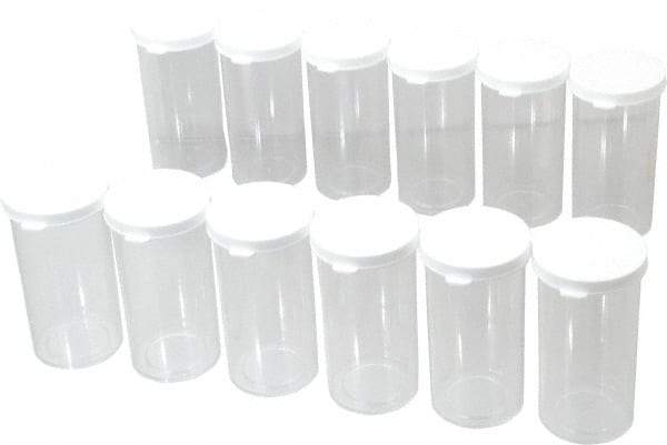 Dynalon Labware - 40 Drams Vial - Polystyrene, Clear, 4" High x 1-3/4" Diam, 3/4" Cap - All Tool & Supply