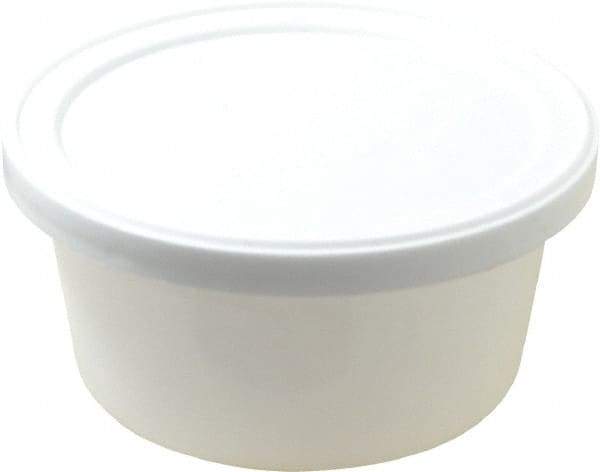 Dynalon Labware - 4 oz Disposable Container - Polyethylene, White, 1-1/8" High x 3.56" Diam, 3/4" Cap - All Tool & Supply