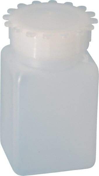 Dynalon Labware - 100 mL Wide-Mouth Bottle - Polyethylene, Translucent, 3.74" High x 1.65" Diam, 3/4" Cap - All Tool & Supply