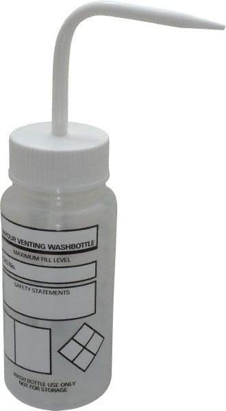 Dynalon Labware - 250 mL Safety Wash Bottle - Polyethylene, Translucent, 9" High x 6-1/2" Diam, 3/4" Cap - All Tool & Supply