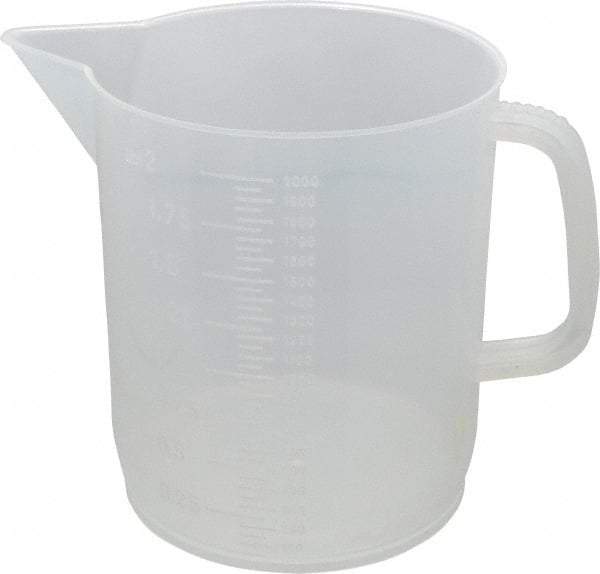 Dynalon Labware - 2,000 ml Polypropylene Graduated Beaker - 50 ml Graduation, 5-23/32" Diam x 6-1/2" High - All Tool & Supply