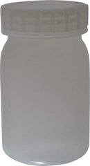 Bel-Art - 16 oz Wide-Mouth Bottle - Polypropylene, Translucent, 5.3" High x 3.2" Diam, 3/4" Cap - All Tool & Supply