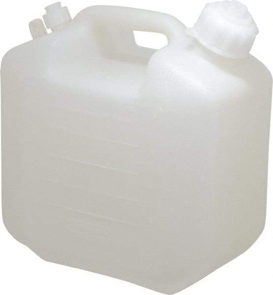 Bel-Art - 1-1/4 Gal Carboy - Polyethylene, White, 5-1/2" High x 9.6" Diam, 3/4" Cap - All Tool & Supply