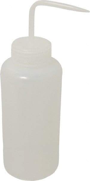 Bel-Art - 32 oz Wide-Mouth Bottle - Polyethylene, Translucent, 53mm Cap - All Tool & Supply