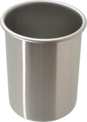 VOLLRATH - Round, Chrome Stainless Steel Food Storage Container - 5.8" High x 4.1" Wide - All Tool & Supply