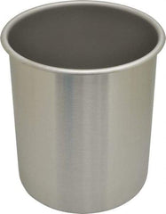 VOLLRATH - Round, Chrome Stainless Steel Food Storage Container - 8.6" High x 7.3" Wide - All Tool & Supply