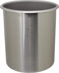 VOLLRATH - Round, Chrome Stainless Steel Food Storage Container - 9.8" High x 8" Wide - All Tool & Supply