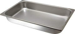 VOLLRATH - Rectangular, Chrome Stainless Steel Food Pan - 2-1/2" High x 9.8" Wide x 16.4" Long - All Tool & Supply