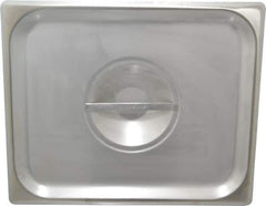 VOLLRATH - 12.8" Long x 10.4" Wide, Rectangular Stainless Steel Lid - Use with Food Pan - All Tool & Supply