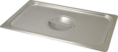 VOLLRATH - 16-1/2" Long x 10" Wide, Rectangular Stainless Steel Lid - Use with Food Pan - All Tool & Supply