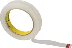 3M - 3/4" x 72 Yd Clear Acrylic Adhesive Packaging Tape - Polypropylene Film Backing, 2.5 mil Thick, Series 605 - All Tool & Supply