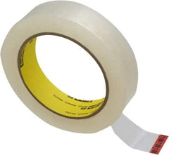 3M - 1" x 72 Yd Clear Acrylic Adhesive Packaging Tape - Polypropylene Film Backing, 2.5 mil Thick, Series 605 - All Tool & Supply