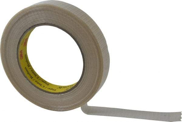 3M - 3/4" x 55 Yd Clear Rubber Adhesive Packaging Tape - Polypropylene Film Backing, 5.7 mil Thick, 150 Lb Tensile Strength, Series 8959 - All Tool & Supply