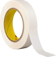 3M - 1" x 36 Yd Acrylic Adhesive Double Sided Tape - 3.9 mil Thick, Clear, Polyester Film Liner, Continuous Roll, Series 444 - All Tool & Supply