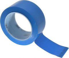 3M - Blue Solid Color Vinyl Tape - 2" Wide x 108' Long x 5.2 mil Thick, General Traffic - All Tool & Supply