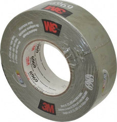 3M - 2" x 55m Green Duct Tape - 10.7 mil, Rubber Adhesive, Polyethylene Film Backing, 32 Lb/ln Tensile Strength, 200°F Max, Series 6969 - All Tool & Supply