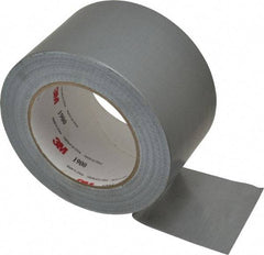 3M - 3" x 50 Yds Silver Duct Tape - 5.8 mil, Rubber Adhesive, Polyethylene Film Backing, 16 Lb/ln Tensile Strength, -65.2°F Max, Series 1900 - All Tool & Supply