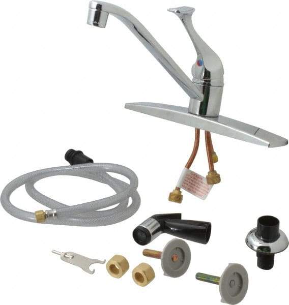 B&K Mueller - Deck Plate Mount, Kitchen Faucet without Spray - One Handle, Lever Handle, Standard Spout - All Tool & Supply