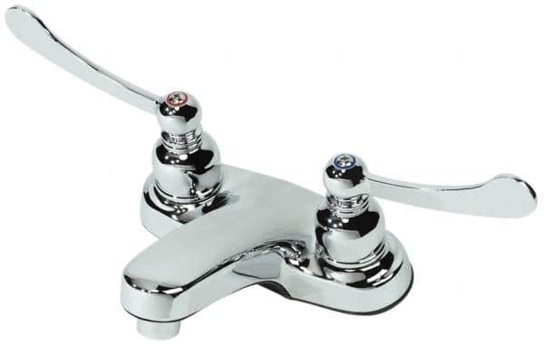 B&K Mueller - Blade Handle, Deck Plate Bathroom Faucet - Two Handle, No Drain, Standard Spout - All Tool & Supply