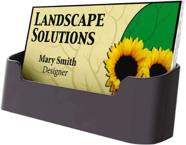 UNIVERSAL - Black Business Card Holder - Plastic - All Tool & Supply