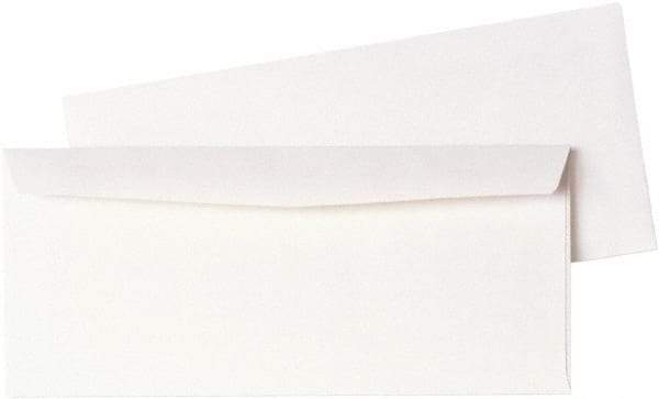 Quality Park - 9-1/2" Long x 4" Wide Gummed Flap Plain White Envelope - 24 Lb Paper Weight - All Tool & Supply