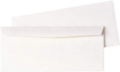 Quality Park - 9-1/2" Long x 4" Wide Gummed Flap Plain White Envelope - 24 Lb Paper Weight - All Tool & Supply