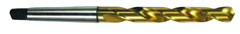 26.5mm Dia. - HSS 3MT GP Taper Shank Drill-118Â° Point-TiN - All Tool & Supply