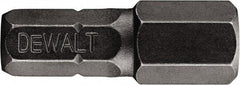 DeWALT - 5/64" Hex Bit - 1/4" Hex Drive, 1" OAL - All Tool & Supply