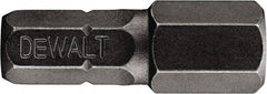 DeWALT - 9/64" Hex Bit - 1/4" Hex Drive, 1" OAL - All Tool & Supply