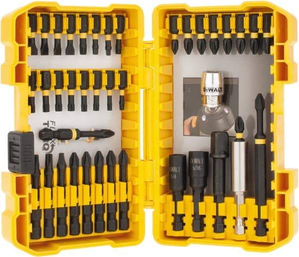 DeWALT - 40 Piece, Magnetic Hex Handle, Insert Bit Set - #1 to #3 - All Tool & Supply