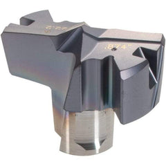 Iscar - Series FCP, 22.2mm Diam Grade IC908 Replaceable Drill Tip - Carbide, TiAlN/TiN Finish, 22 Seat Size - All Tool & Supply