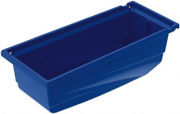 Akro-Mils - 30 Lb. Load Capacity, 17-1/2" Deep, Blue Hopper Shelf Bin - 6-1/2" High x 6-5/8" Wide x 17-1/2" Long - All Tool & Supply