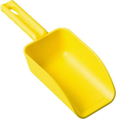 Remco - 16 oz Yellow Polypropylene Flat Bottom Scoop - 3.2" Wide x 2" Deep Bowl, 10.4" OAL - All Tool & Supply