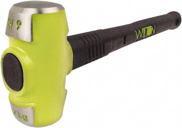 Wilton - 6 Lb Head, 16" Long Sledge Hammer - Steel Head, Steel Handle with Grip - All Tool & Supply